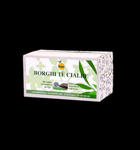 Te nero al limone in foglia - 50 cialde carta ESE 44mm - Caffè Borghi