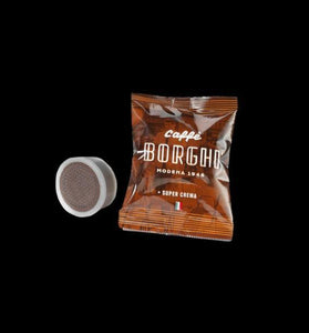 Supercrema - 100 capsule compatibili Espresso Point®* - Caffè Borghi
